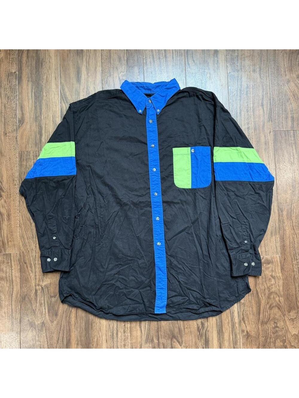 Vintage 90s Wrangler Western Shirts Seahawks Style Size XXL USA